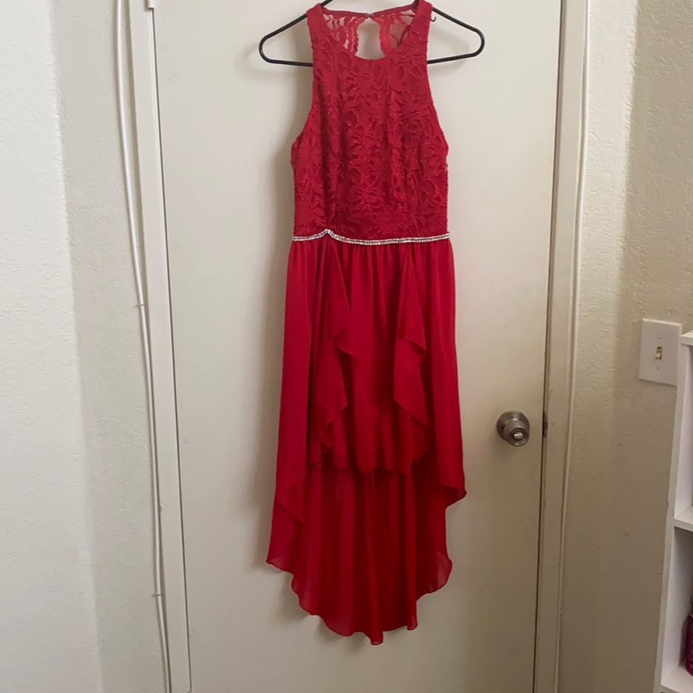 Formal red dress